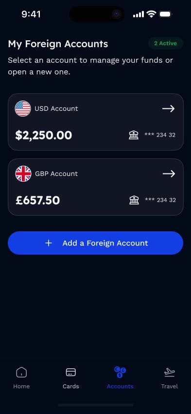 Foreign accounts