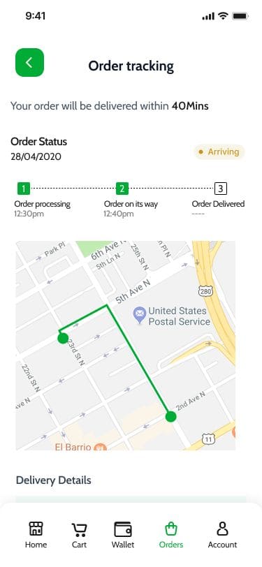 Customer: tracking